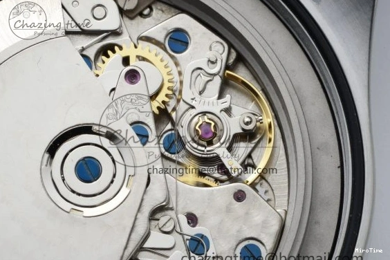 MIROTIME 0319 Bright Pilot Chrono SS AZF 1:1 Best Edition Green Dial on Brown Leather Strap A 7059